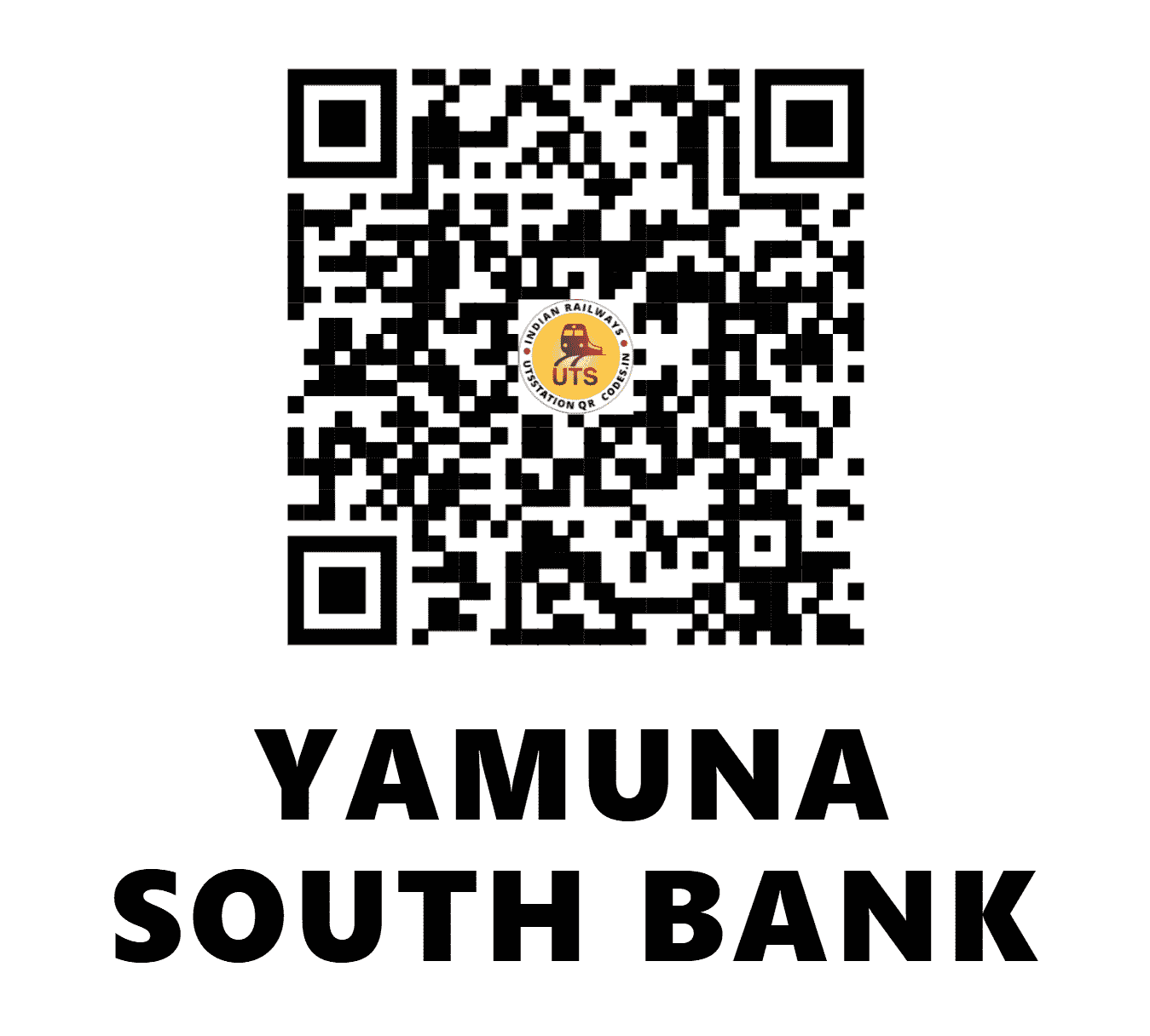 UTS QR Code for YAMUNA SOUTH BANK - JSB (NC - UTTAR PRADESH)